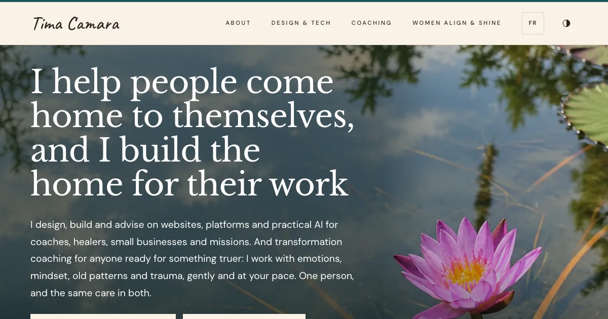 timacamara.com home page